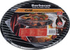 Vassoio rotondo per barbecue bbq 36 cm in metallo con base pieghevole