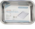 Vassoio Teglia In Acciaio Inox Rettangolare Portata Cucina Forno 27x20x4.8 Cm Casa e cucina/Stoviglie/Piatti ciotole e vassoi/Piatti per servire/Vassoi/Vassoi da portata Trade Shop italia - Napoli, Commerciovirtuoso.it