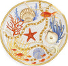 Vassoio Tondo Con Conchiglie E Coralli Stile Marino Centrotavola Diametro 33 Cm Casa e cucina/Stoviglie/Piatti ciotole e vassoi/Piatti per servire/Vassoi/Piatti da portata Trade Shop italia - Napoli, Commerciovirtuoso.it