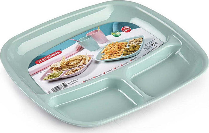 Vassoio Trio In Plastica Riutilizzabile Piatto Ideale Per Aperitivi Feste 140621a Casa e cucina/Stoviglie/Piatti ciotole e vassoi/Piatti per servire/Vassoi/Vassoi da portata Trade Shop italia - Napoli, Commerciovirtuoso.it