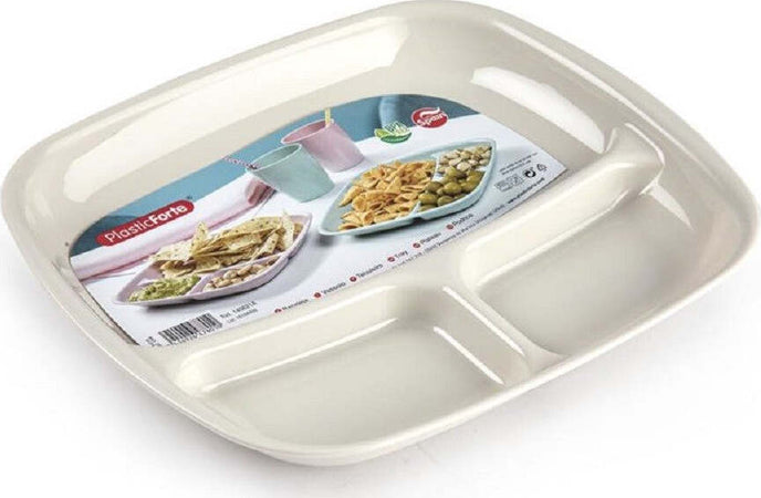 Vassoio Trio In Plastica Riutilizzabile Piatto Ideale Per Aperitivi Feste 140621a Casa e cucina/Stoviglie/Piatti ciotole e vassoi/Piatti per servire/Vassoi/Vassoi da portata Trade Shop italia - Napoli, Commerciovirtuoso.it