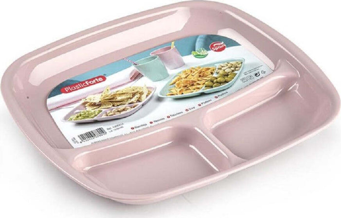 Vassoio Trio In Plastica Riutilizzabile Piatto Ideale Per Aperitivi Feste 140621a Casa e cucina/Stoviglie/Piatti ciotole e vassoi/Piatti per servire/Vassoi/Vassoi da portata Trade Shop italia - Napoli, Commerciovirtuoso.it