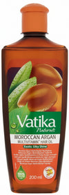 Vatika Argan Hair Oil 200 ml PER CAPELLI  PAESE DI ORIGINE Dabur India Limited.