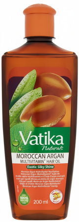 Vatika Argan Hair Oil 200 ml PER CAPELLI  PAESE DI ORIGINE Dabur India Limited.