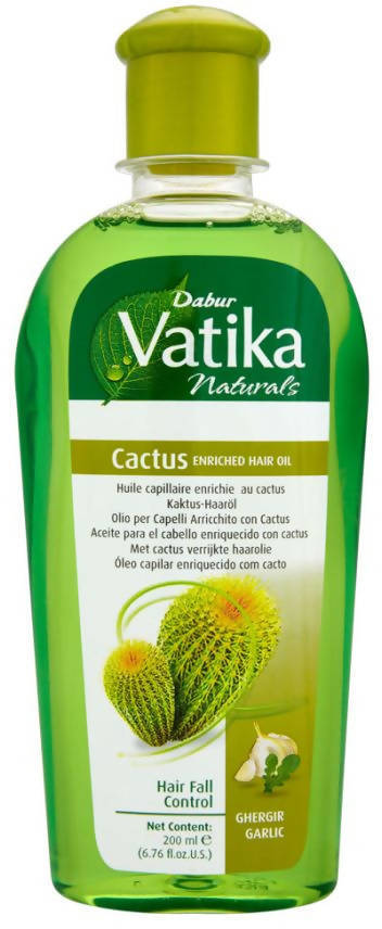 Vatika Wild Cactus Hair Oil 200 ml PER CAPELLI PAESE DI ORIGINE Dabur India Limited.