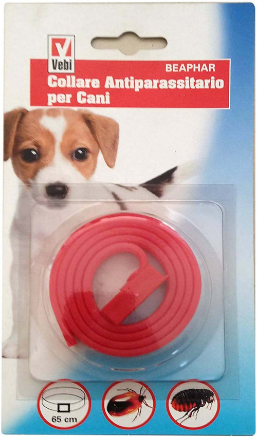 Vebi Collare Antiparassitario Cane - 100 G Da 65 Cm Anti Pulci E Zecche Per Cani