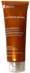 Vebix Phytamin Solare Doccia Bronze Con Vitamina E Mallo Di Noce E Aloe Idratante Prolungatore Dell'abbronzatura Shower Gel 250 Ml