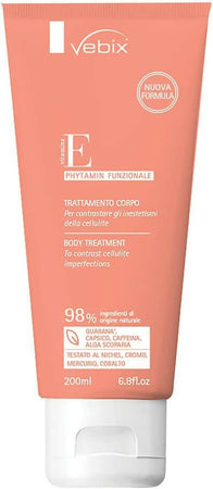 Vebix Trattamento Cellulite Intensivo Phytamin Trattamento Corpo Funzionale Inestetismi Cellulite + Booster Cellulite Attivatore Effetto Caldo In Spray