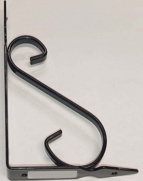 VECA---REGGIMENSOLA-IN-FERRO-BATTUTO-PER-ARREDO-CASA-15CM---COLORE-NERO-MICACEO