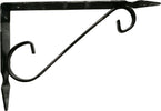 VECA---REGGIMENSOLA-IN-FERRO-BATTUTO-PER-ARREDO-CASA-20CM---COLORE-ANTICATO-NERO***