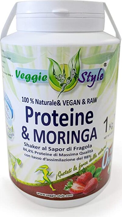 Veggie-Style---Proteina-e-Moringa-gusto-fragola,-kg.-1