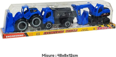 Veicoli-Costruzioni-Mezzi-Di-Lavoro-Escavatore-Camion-Giocattolo-Per-Bambini