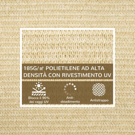 Vela-Ombreggiante-Rettangolare-4x3-m-Beige-in-HDPE-con-Accessori-e-Borsa-da-Viaggio-Inclusi-SD1840-250V00BGSD1