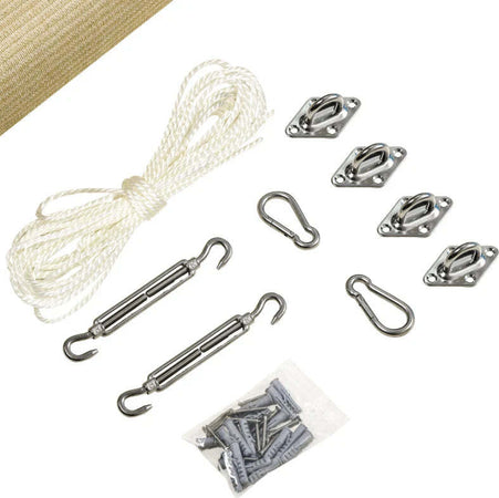Vela-Ombreggiante-Rettangolare-4x3-m-Beige-in-HDPE-con-Accessori-e-Borsa-da-Viaggio-Inclusi-SD1840-250V00BGSD1