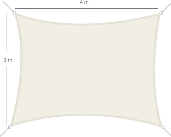 Vela-Ombreggiante-Rettangolare,-Tenda-da-Sole-per-Esterno-in-Poliestere-Anti-UV-Traspirante-3x4m-Bianco-crema-KJ3840-142CWKJ3