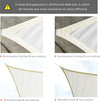 Vela-Ombreggiante-Rettangolare,-Tenda-da-Sole-per-Esterno-in-Poliestere-Anti-UV-Traspirante-3x4m-Bianco-crema-KJ3840-142CWKJ3