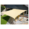Vela Tenda Quadrata Parasole Protezione Sole Ombreggiatura Giardino 3x3mt Beige 017029