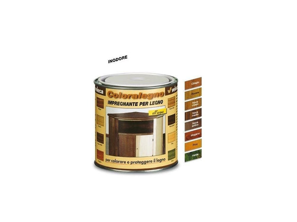 VELECA - COLORALEGNO IMPREGNANTE/TINTE PER LEGNO NOCE MEDIO 250 ML