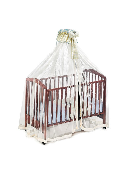 Velo GIRO LETTO Tulle + Asta Italbaby Happy Family Bianco