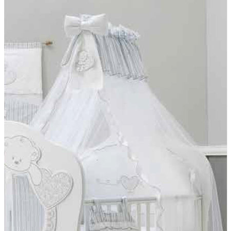 Velo GIRO LETTO Tulle + Asta Italbaby Love Avorio