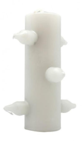 VELÒN TUMBA TRABAJO SIETE (7) MECHAS BIANCO CANDELA CON SETTE BRACCIA .