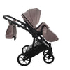 Junama Space Velur 2 in 1 Rosa Telaio Nero