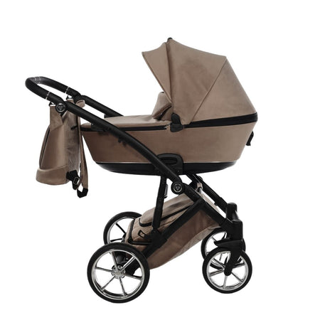 Junama Velur Italy 2 in 1 Beige Telaio Nero dettagli Argento