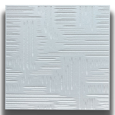 10 o 20mq (40 oppure 80 pezzi) di pannello decorativo a soffitto in polistirene compatto 50x50cm (spess. 1cm) VENA Eternal Parquet