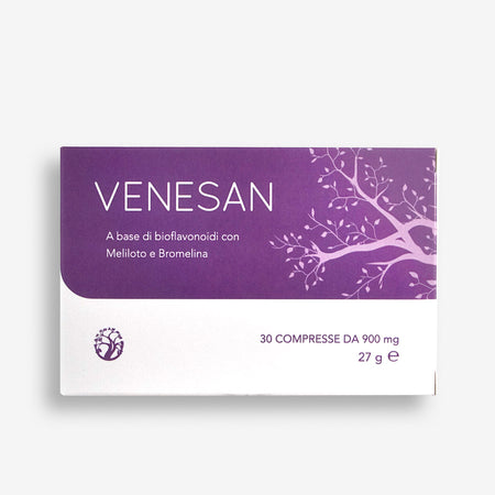 Venesan 30 Compresse – Integratore per Circolazione, Varici, Emorroidi e Fragilità Capillare