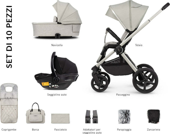 Venicci-Duo-Upline-Moonstone-Passeggino