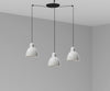 VENICE 3L Lampada a sospensione bianca Illuminazione/Illuminazione per interni/Lampadari lampade a sospensione e plafoniere/Lampade a sospensione Led Mall Home - Napoli, Commerciovirtuoso.it