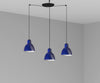 VENICE 3L Lampada a sospensione blu cobalto Illuminazione/Illuminazione per interni/Lampadari lampade a sospensione e plafoniere/Lampade a sospensione Led Mall Home - Napoli, Commerciovirtuoso.it