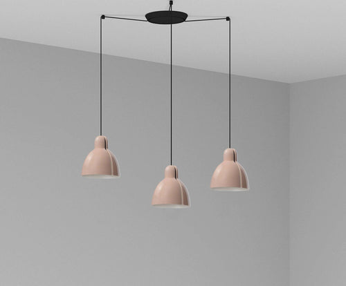 VENICE 3L Lampada a sospensione rosa Illuminazione/Illuminazione per interni/Lampadari lampade a sospensione e plafoniere/Lampade a sospensione Led Mall Home - Napoli, Commerciovirtuoso.it