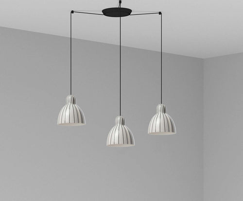 VENICE 3L Lampada a sospensione stripes Illuminazione/Illuminazione per interni/Lampadari lampade a sospensione e plafoniere/Lampade a sospensione Led Mall Home - Napoli, Commerciovirtuoso.it