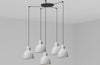 VENICE 5L Lampada a sospensione bianca Illuminazione/Illuminazione per interni/Lampadari lampade a sospensione e plafoniere/Lampade a sospensione Led Mall Home - Napoli, Commerciovirtuoso.it