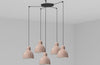 VENICE 5L Lampada a sospensione rosa Illuminazione/Illuminazione per interni/Lampadari lampade a sospensione e plafoniere/Lampade a sospensione Led Mall Home - Napoli, Commerciovirtuoso.it