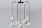 VENICE 7L Lampada a sospensione bianca Illuminazione/Illuminazione per interni/Lampadari lampade a sospensione e plafoniere/Lampade a sospensione Led Mall Home - Napoli, Commerciovirtuoso.it