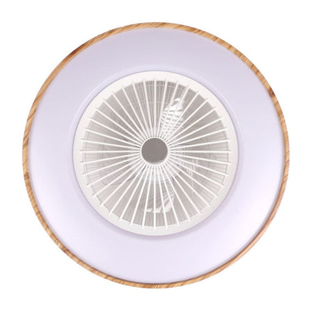 Ventilatore d'arredo a soffitto "Atollo" 6 velocità, da Ø 60 cm con luci e telecomando