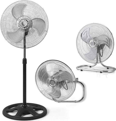 VENTILATORE 3IN1 PIANTANA DA TAVOLO PARETE 3 VELOCITÀ OSCILLAZIONE 55W PALE 45CM Fai da te/Prodotti per la costruzione/Riscaldamento e raffreddamento/Sistemi mobili di climatizzazione/Ventilatori/Ventilatori da tavolo Trade Shop italia - Napoli, Commerciovirtuoso.it