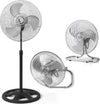 Ventilatore-3in1-Piantana-Da-Tavolo-Parete-3-Velocità-Oscillazione-55w-Pale-45cm