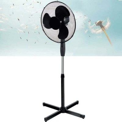 Ventilatore-A-Colonna-Piantana-45w-Pale-40cm-3-Velocità-Altezza-Regolabile-Nero