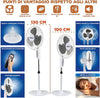 Ventilatore-a-Piantana-Base-Tonda-con-Telecomando-50W-Bianco-3-Velocità-+-Timer