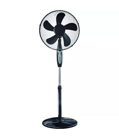 Ventilatore A Piantana Con 5 Pale Con Telecomando H 140 Cm ø 43 Cm 45 Watt