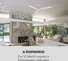 Ventilatore a soffitto con 3 pale in metallo ed interruttore da muro Ø 140 cm Fai da te/Prodotti per la costruzione/Riscaldamento e raffreddamento/Sistemi mobili di climatizzazione/Ventilatori/Ventilatori da soffitto Decor Space - Altamura, Commerciovirtuoso.it