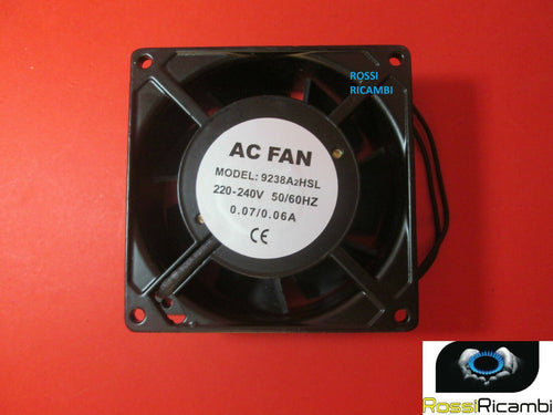 VENTILATORE ASSIALE QUADRO 220V 92x92x38 mm VENTOLA PER FRIGO PC MOTORI QUADRATA Casa e cucina/Grandi elettrodomestici/Accessori e parti di ricambio/Ricambi e accessori per frigoriferi/Motori per frigoriferi Rossi Ricambi - Venetico Marina, Commerciovirtuoso.it