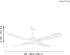 Ventilatore-Bondi-1-Abs-Bianco-Opaco-Senza-Interruttore