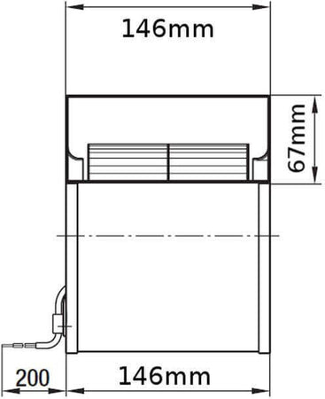 Ventilatore Centrifugo Ebm D2e097-Be01-02 - Senza Flangia - Portata 390Mq/H. 14706013