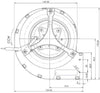 Ventilatore Centrifugo Trial Cad12r 90W Stufe a Pellet Ecoteck 14706080