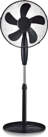 Ventilatore-con-Base-a-Croce-40W-Altezza-Regolabile-Max-120cm-3-Pale-a-3-Velocità-Rotante-Colore-Bianco-o-nero-DA-55W-5-PALE