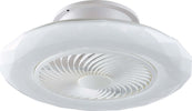 Ventilatore Con Lampada Led Skyron Bianca 40W 3600Lm Cct Wifi Con Telecomando 60X28X22Cm Fai da te/Prodotti per la costruzione/Riscaldamento e raffreddamento/Sistemi mobili di climatizzazione/Ventilatori/Ventilatori da soffitto Led Mall Home - Napoli, Commerciovirtuoso.it